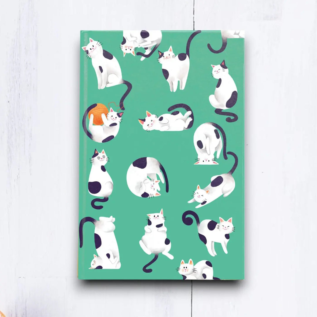 Printed Cat Theme Ruled Notebook | A5 | 50 Pages