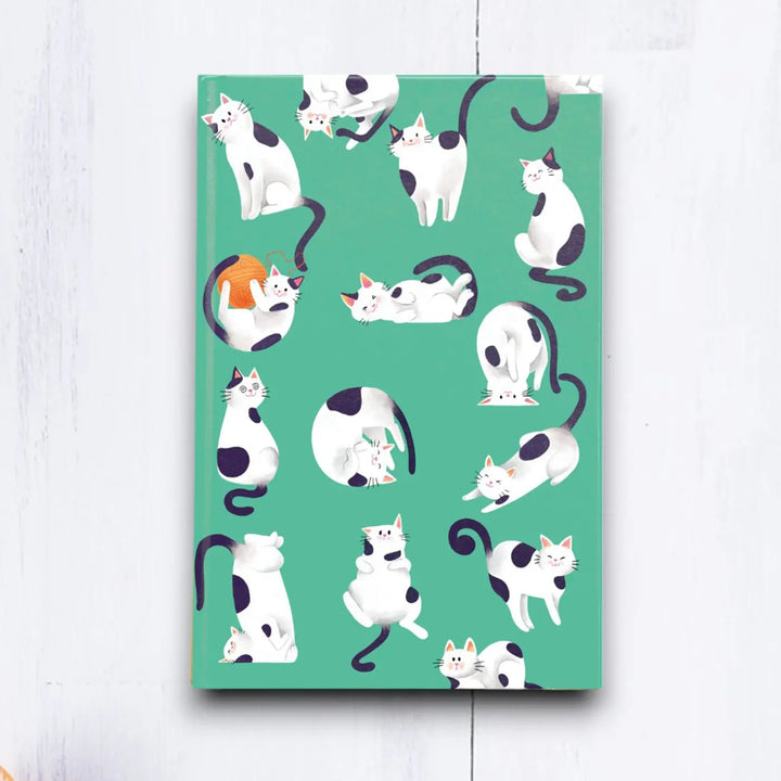 Printed Cat Theme Ruled Notebook | A5 | 50 Pages