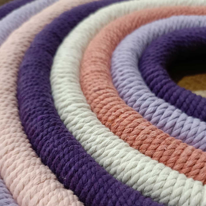 Handmade Purple & Lavander Macrame Wall Hanging