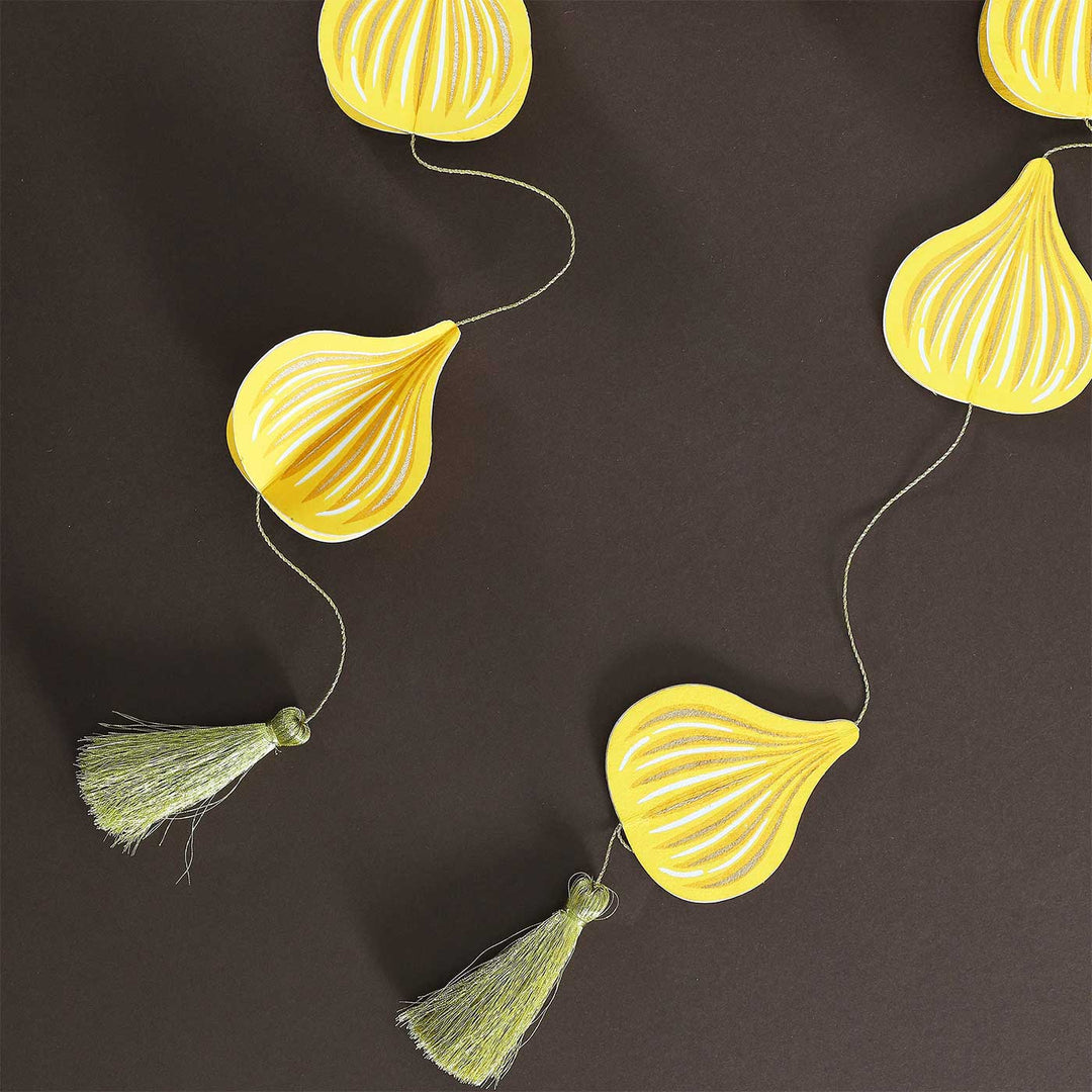 Handmade Modak Shaped Paper Hanging
