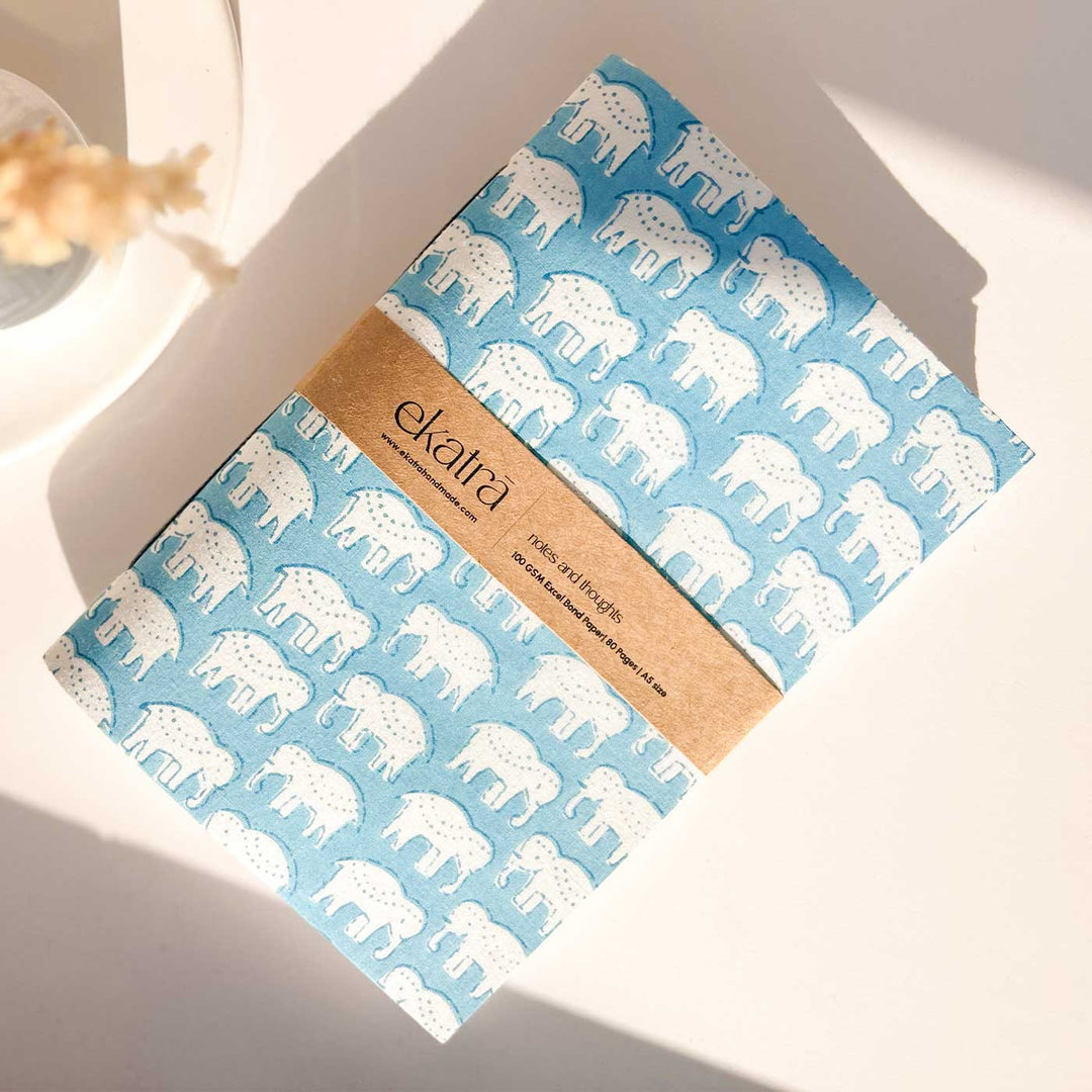 Elephant Print A5 Journal