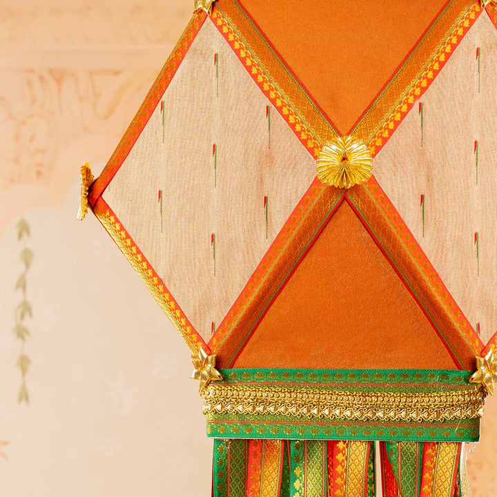 Paithani Handmade Decorative Raghu Akash Kandil/Lantern