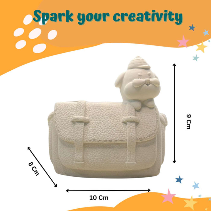 Bag Shaped Puppy Theme Vase DIY Kit