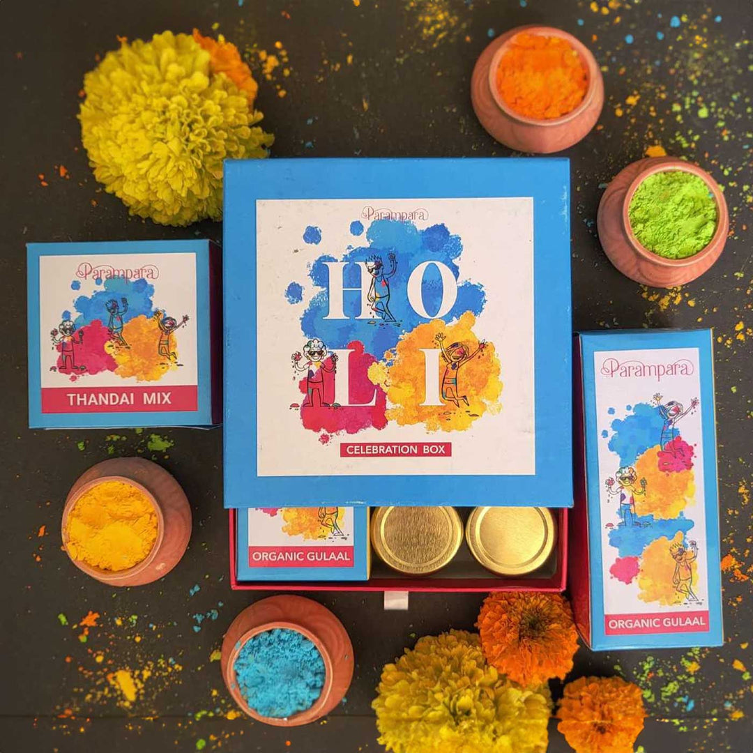 9 Pc | Organic Premium Holi Celebration Box