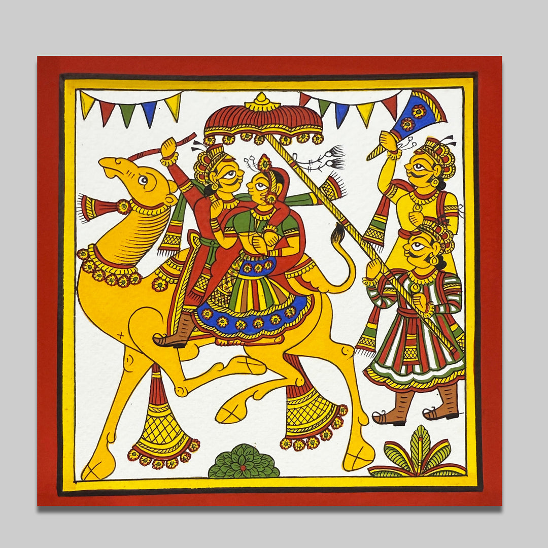 10 X 10 Inch | Small Paper Phad Painting