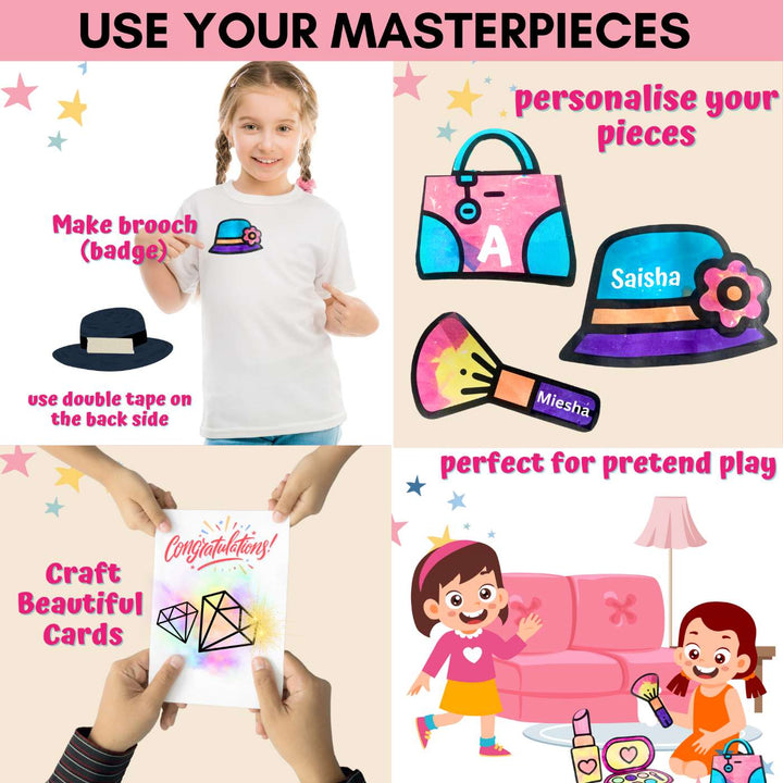 Magical Color Transfer Fashion Theme DIY Kit
