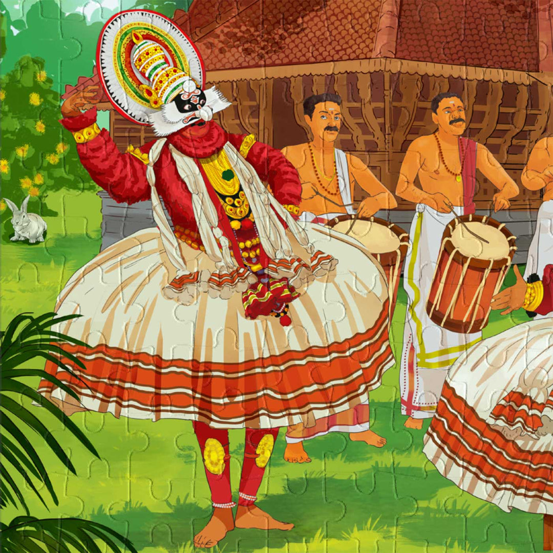 Kathakali | The Exuberant Indian Opera Culture Puzzle | 300 Pieces