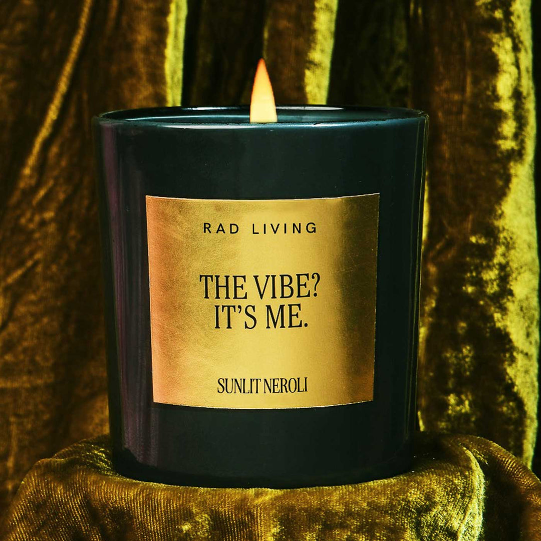 Hand Poured The Vibe? It’s Me, Sunlit Neroli Scented Soy Wax Candle