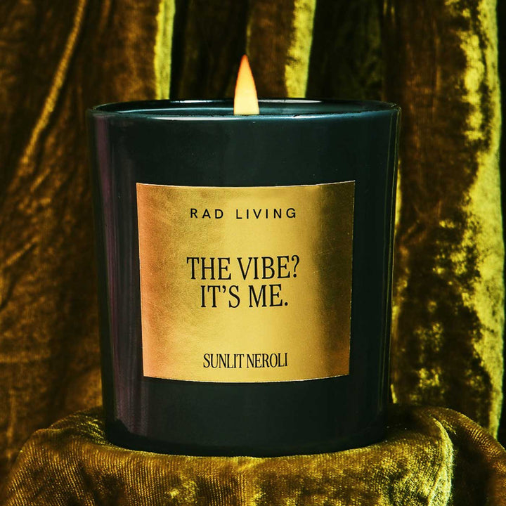 Hand Poured The Vibe? It’s Me, Sunlit Neroli Scented Soy Wax Candle
