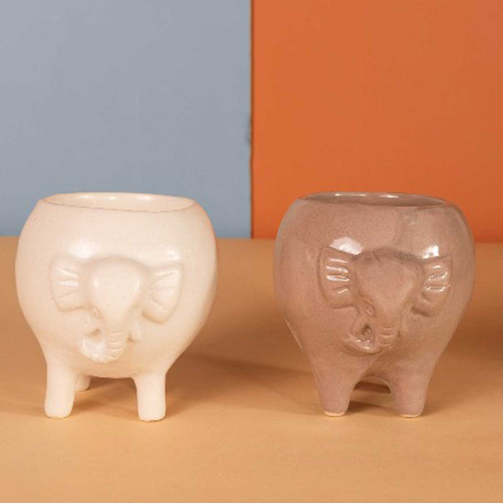 Handmade Hazelnut Coffee Delight Elephant's Whisper Tealight Holder