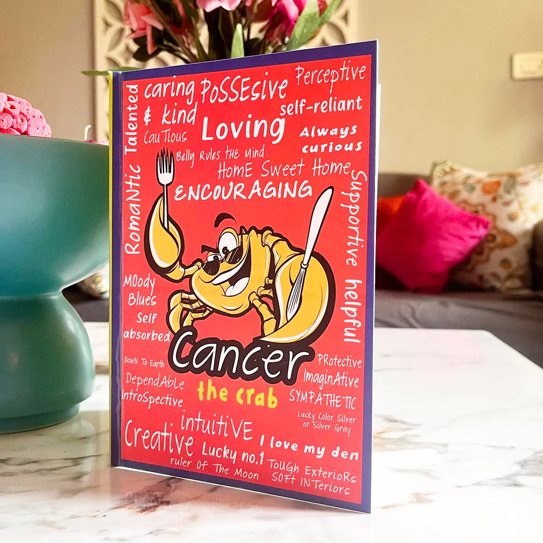 Printed Cancer Theme Ruled Notebook | A5 | 50 Pages