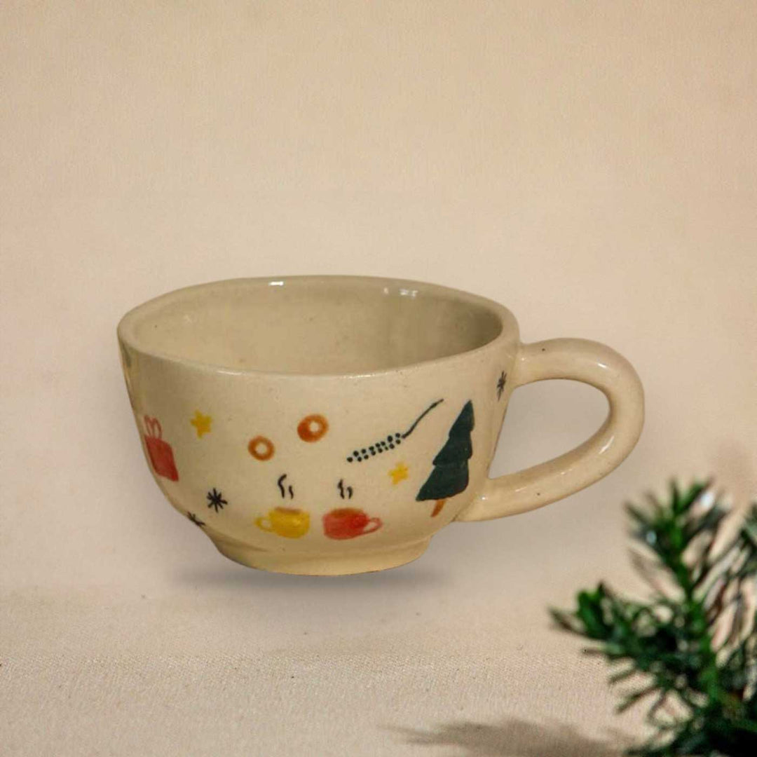 Handmade Christmas Artisan Mug | Secret Santa Gift Ideas