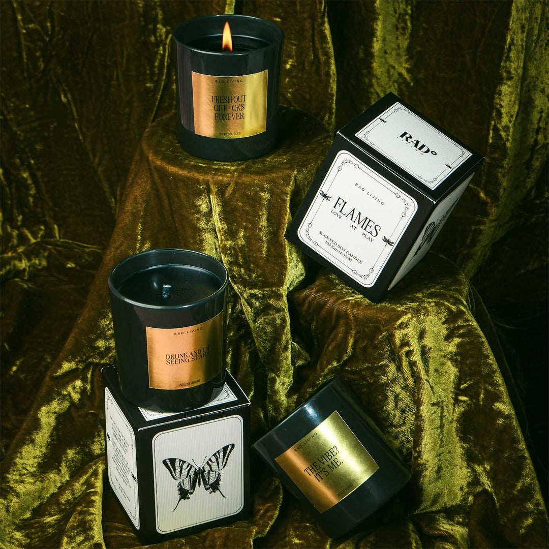 Hand Poured Fresh Out Of F*cks Forever, Smoked Out Oud Scented Soy Wax Candle