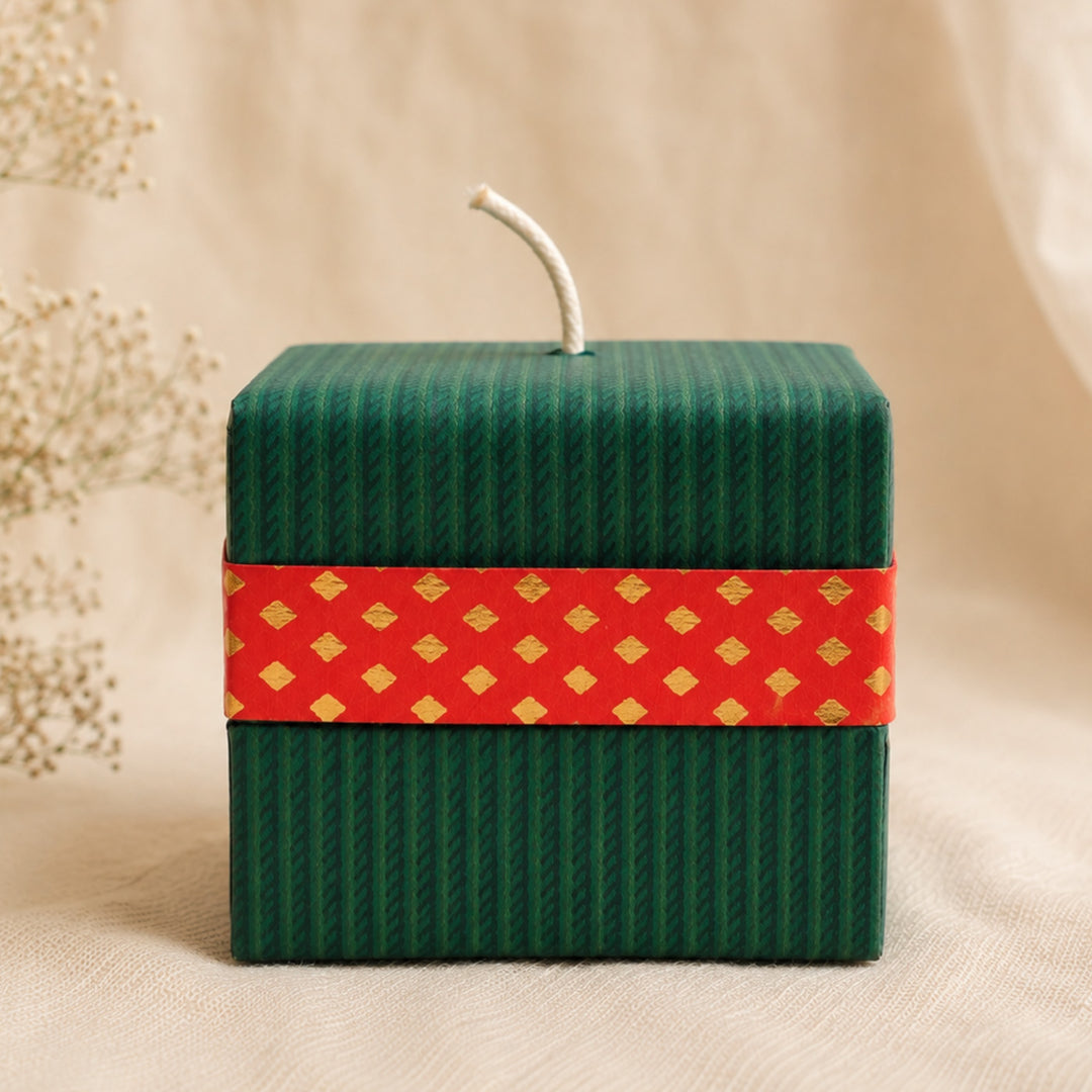 Sutli Bomb Box Diwali Gift Hamper With Matka Candle And Mata Laxmi Charan For Festive Gifting