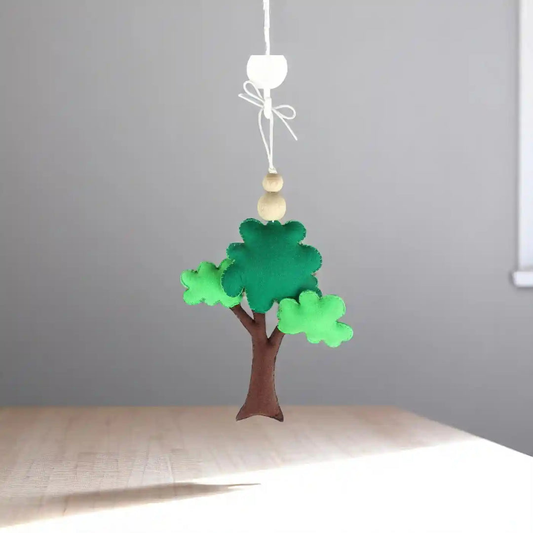 Handmade Tropical Tree Felt Hanging For Kids