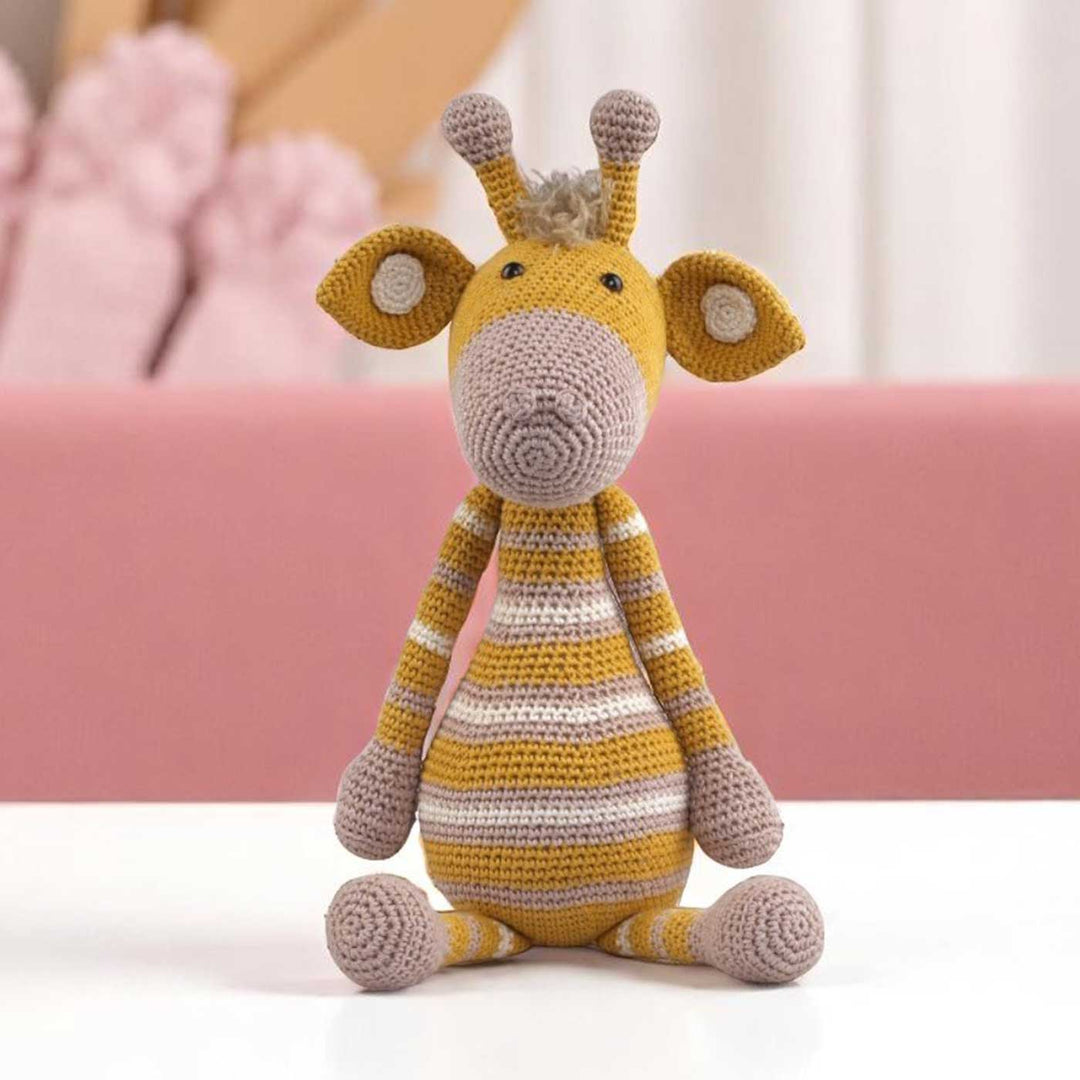 Handmade Crochet Giraffe Toy for Kids
