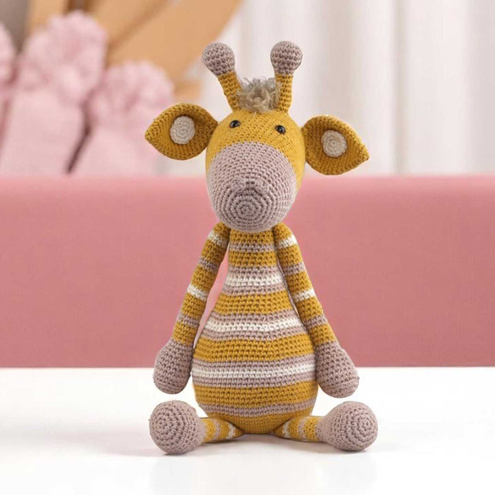 Handmade Crochet Giraffe Toy for Kids