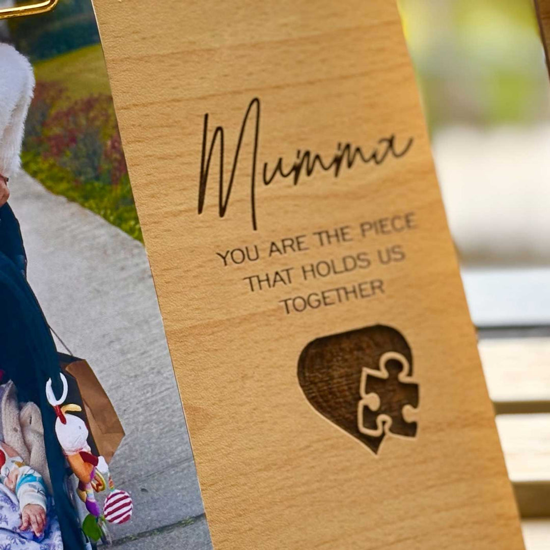 Photo Personalized "Mumma" Theme MDF Wood Clipboard For Mothers