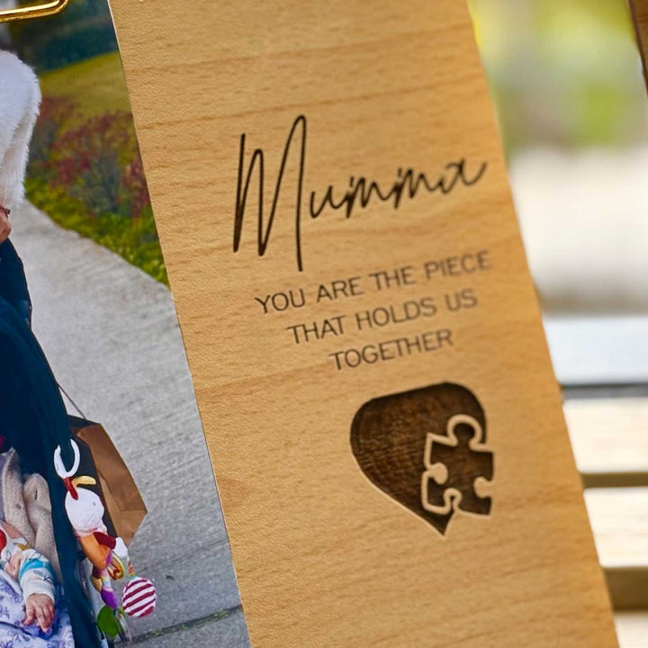 Photo Personalized "Mumma" Theme MDF Wood Clipboard For Mothers