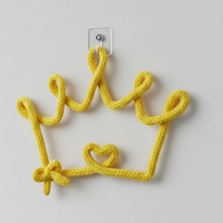 Handmade Knitted Wire Crown Hanging For Kids Room Decoration