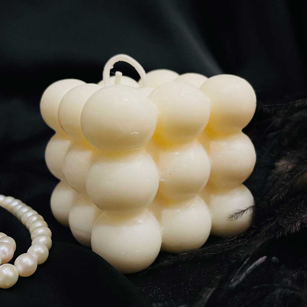 Handmade Bubble Soy Wax Scented Candle For Christmas Decoration
