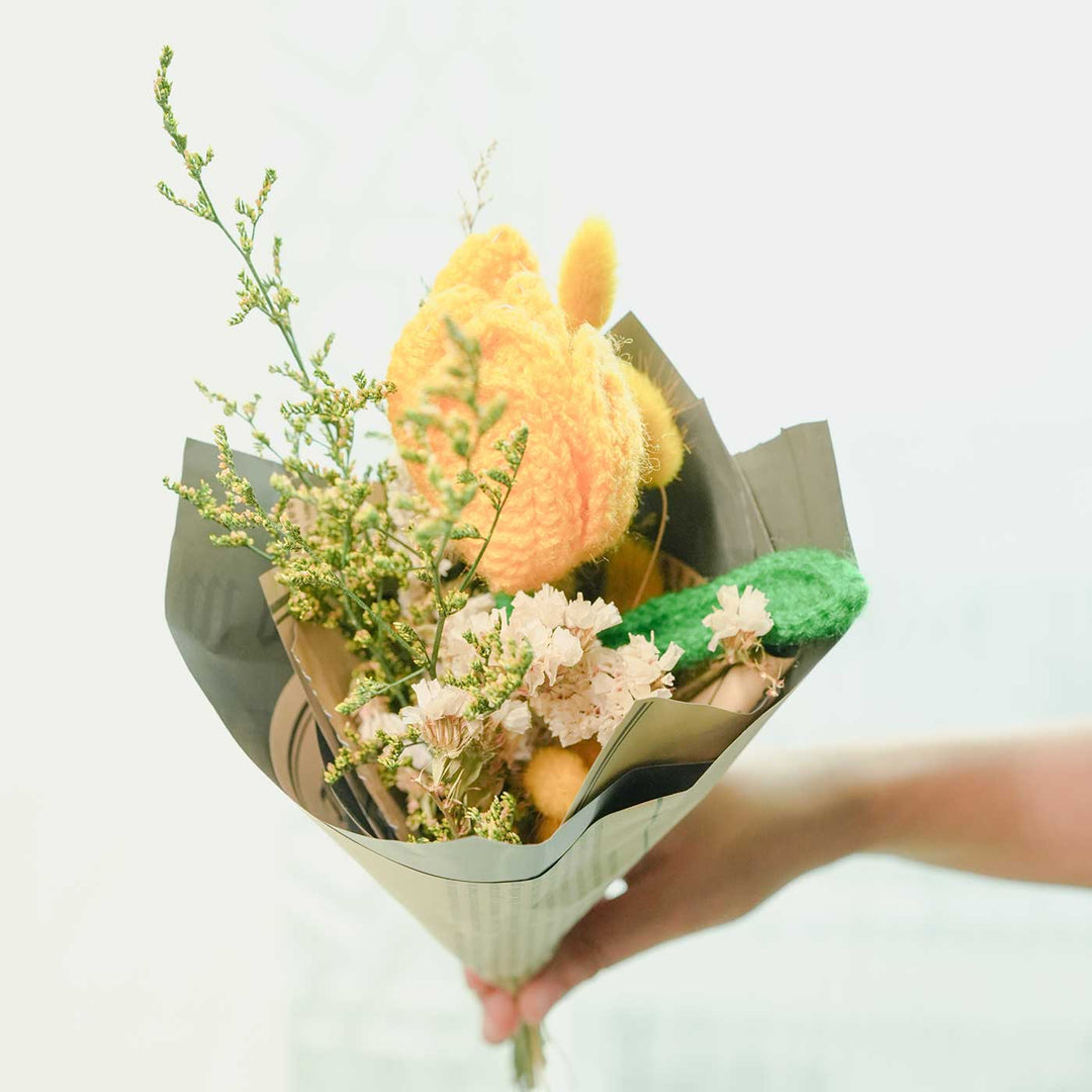Handmade Crochet Petal Flower Bouquet