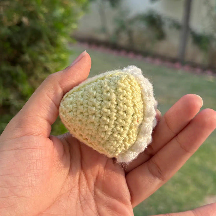 Handmade Crochet Pastry Cotton Bag Charm