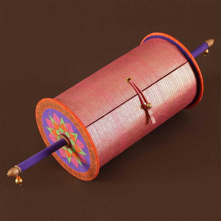 Handmade Charkhi Shape Paper Gift Box