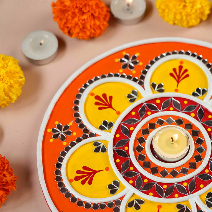 Vibrant Lippan Art Rangoli Making Workshop