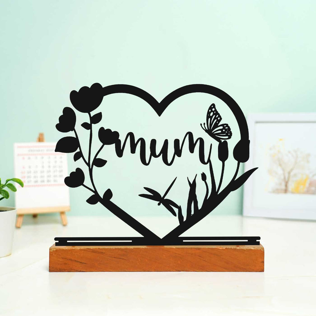 Personalized Handmade Laser Cut Butterfly Theme Metal Table Decor
