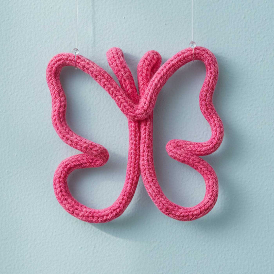 Handmade Knitted Wire Butterfly Hanging For Kids Room Decoration
