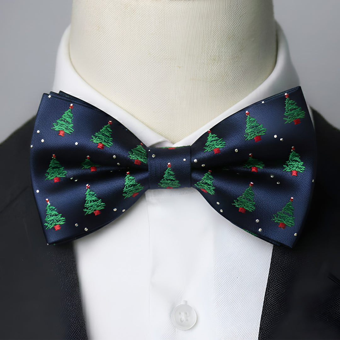 Christmas Tree Theme Bow Tie