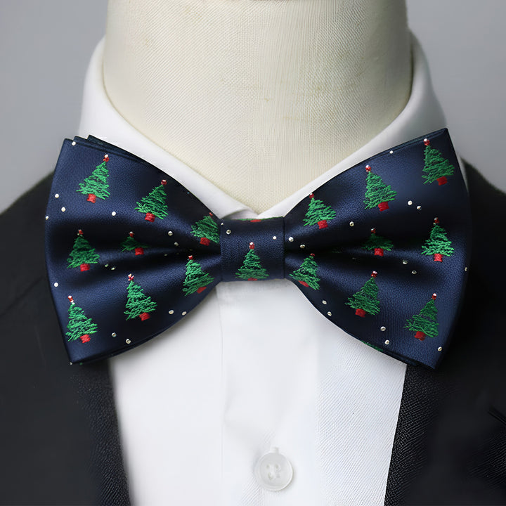 Christmas Tree Theme Bow Tie