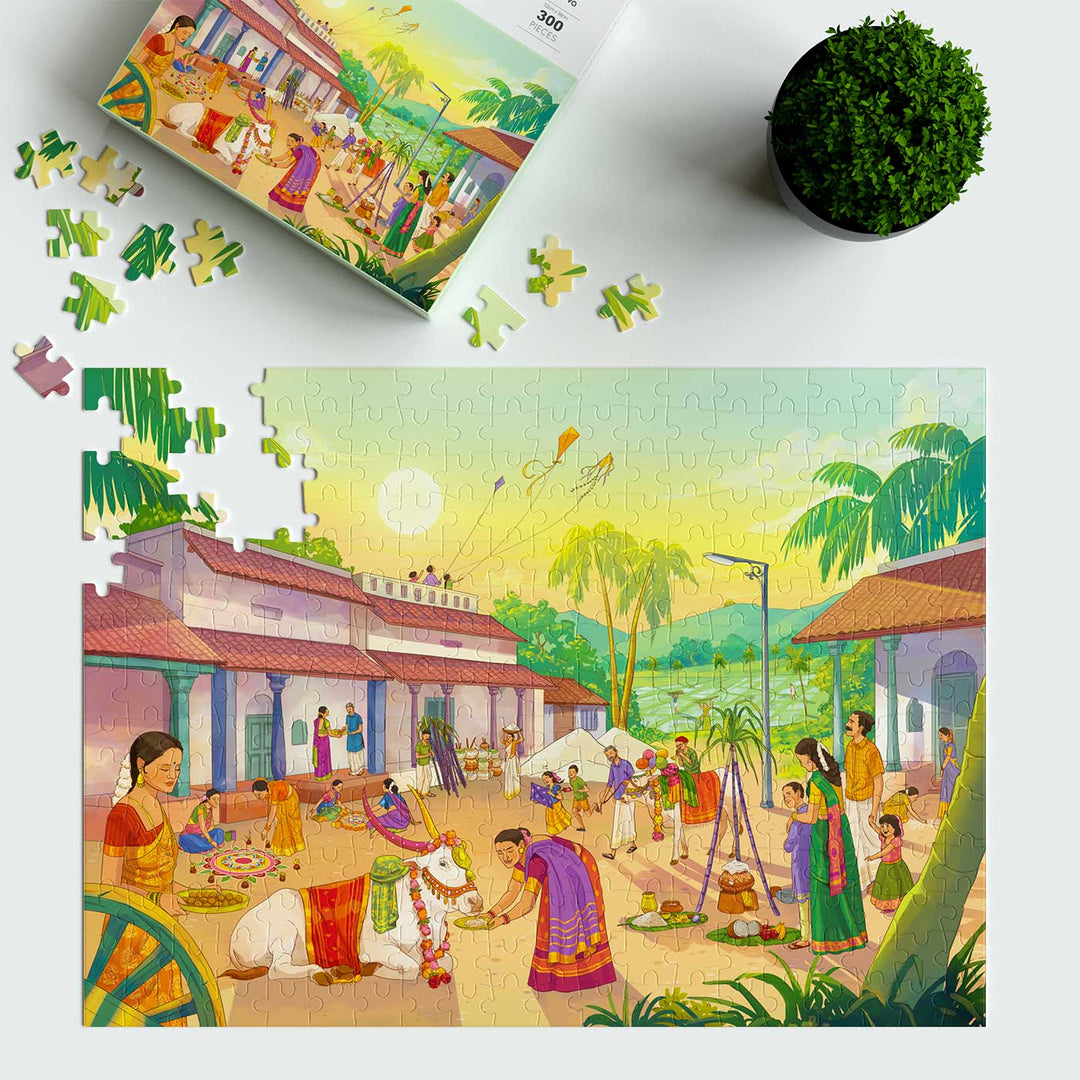 Sankranti | The Harvest Festival Culture Puzzle | 300 Pieces