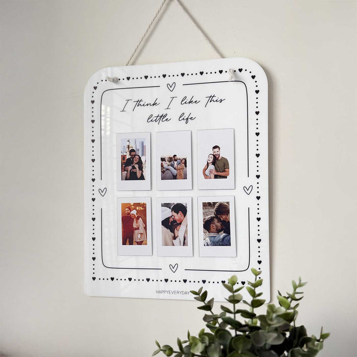 Photo Personalized Heart Design Acrylic Decorative Plaque
