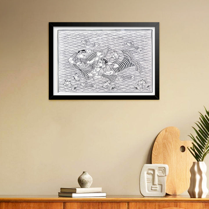 11 X 15 Inch | Jal Pari Paper Phad Painting