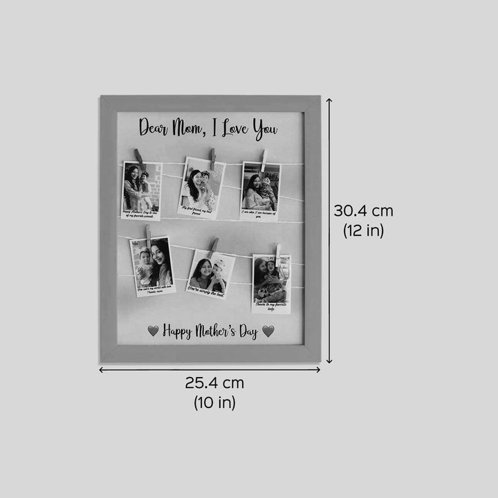 Photo Personalized Hanging Frame MDF Decorative Plaque For Mom