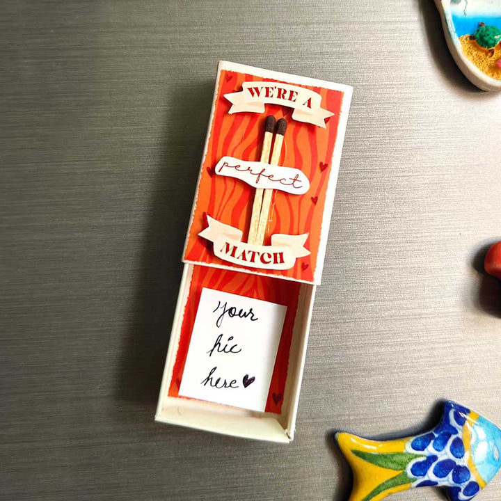 Photo Personalized Perfect Match Fridge Magnet | Valentine’s Gifting