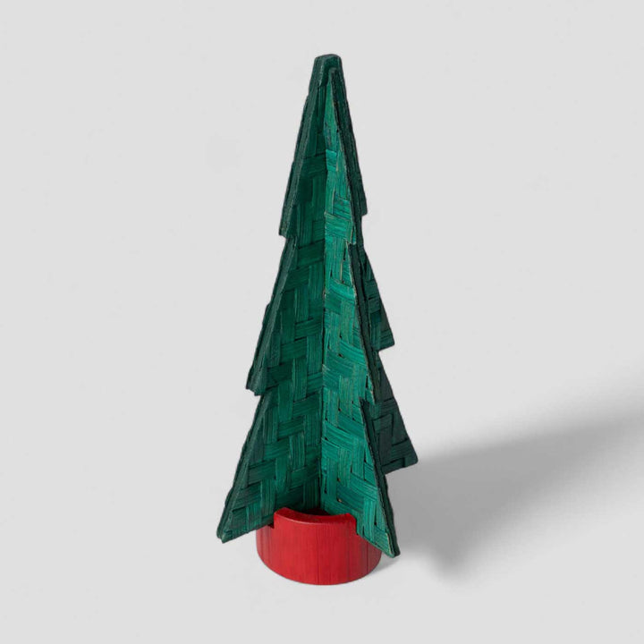 Handmade Bamboo Miniature Tree Christmas Decoration
