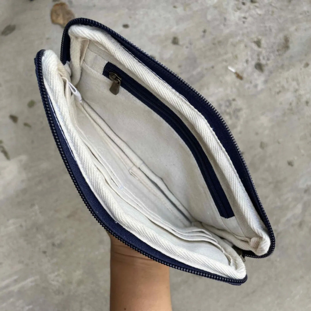 Upcycled Patched Eco-Friendly Wallet With Coin Pouch