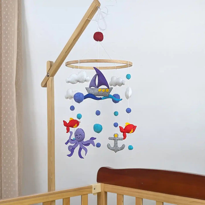 Handmade Ocean Theme Felt Cot Mobile