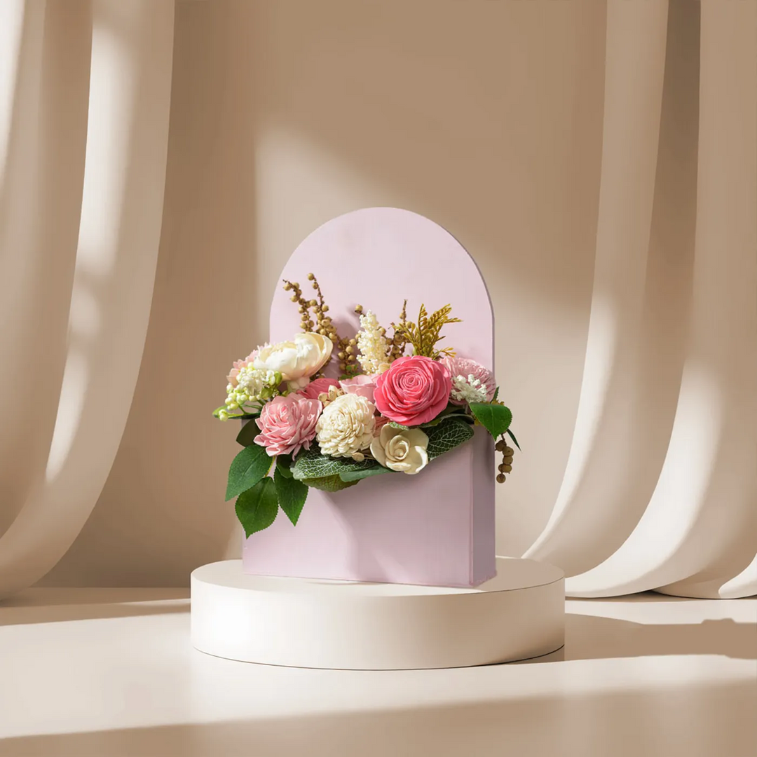 Handmade Rose Riwayat Shola Flower Centerpiece