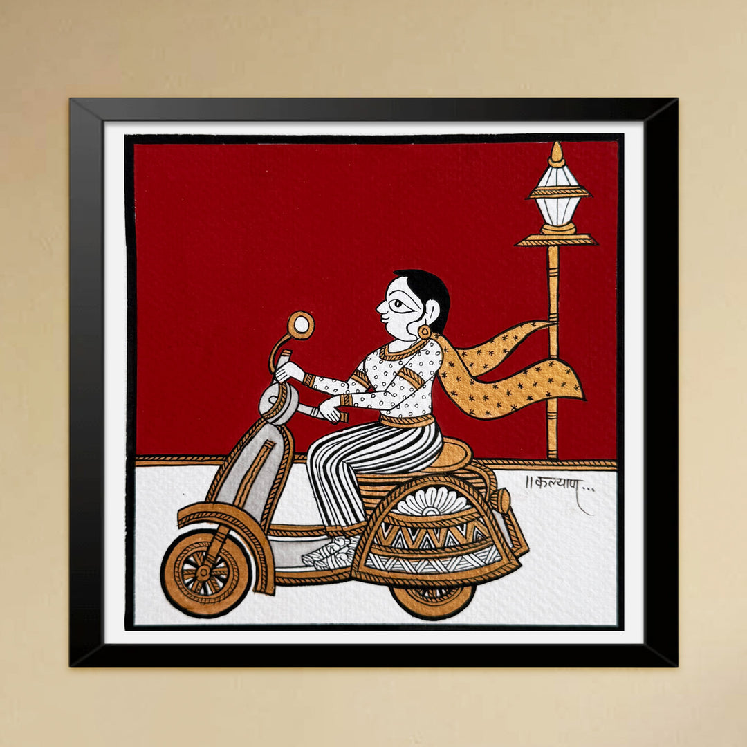 10 X 10 Inch | Small Paper Phad Painting