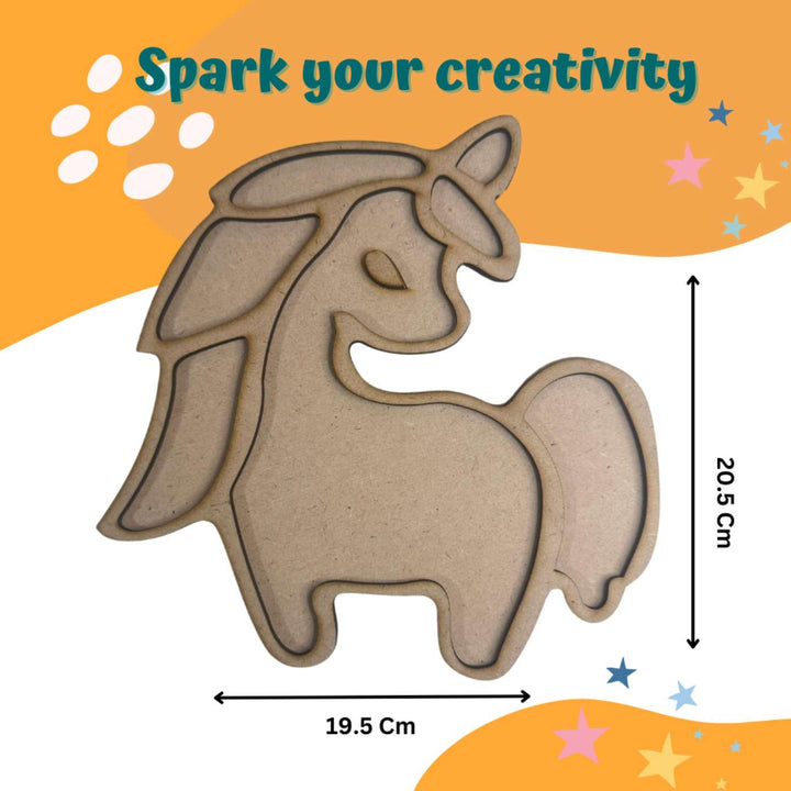 Unicorn Theme Mosaic Art DIY Kit