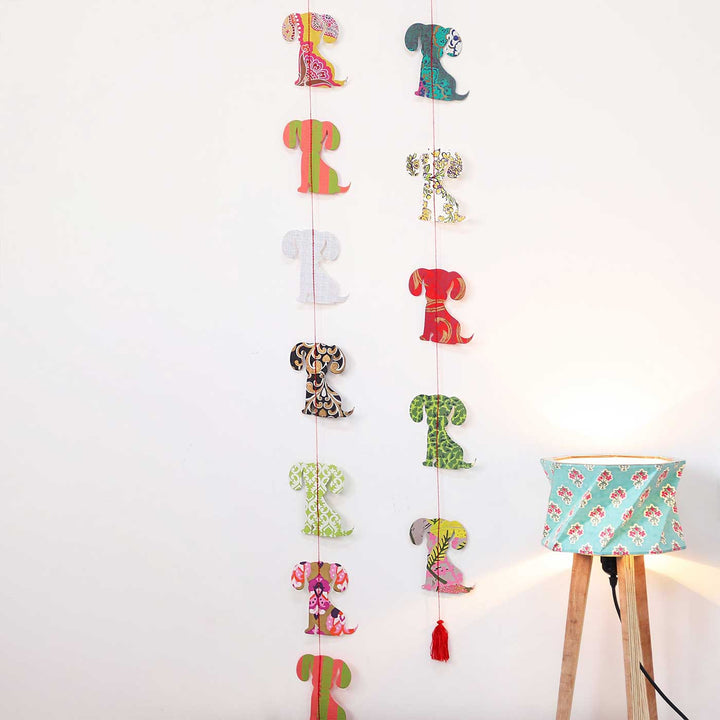 Handmade Dog Design Paper Hanging
