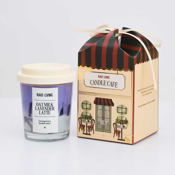 Hand Poured Oat Milk Lavender Latte Petite Scented Soy Wax Candle