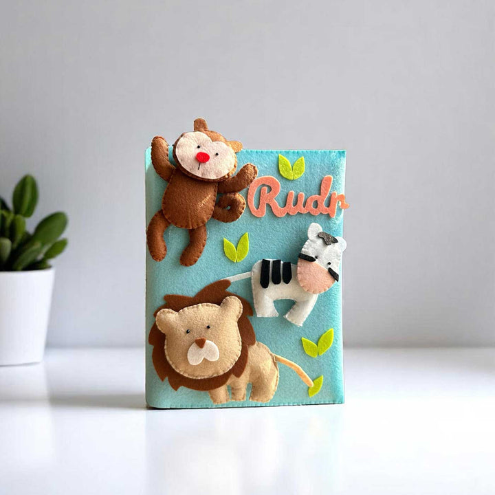 Personalized 3D Animal Theme Felt Photo Album For Kids