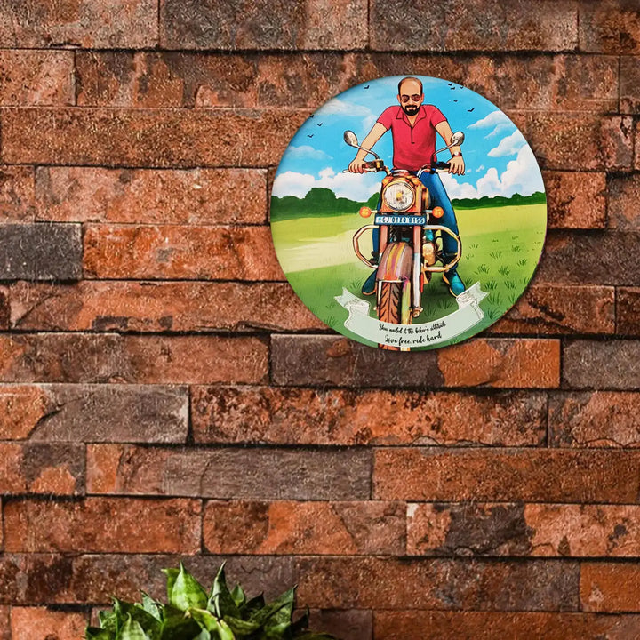 Photo Caricature Name Plate with Stand