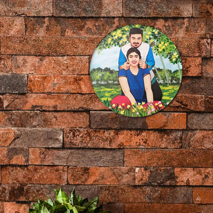 Photo Caricature Name Plate with Stand