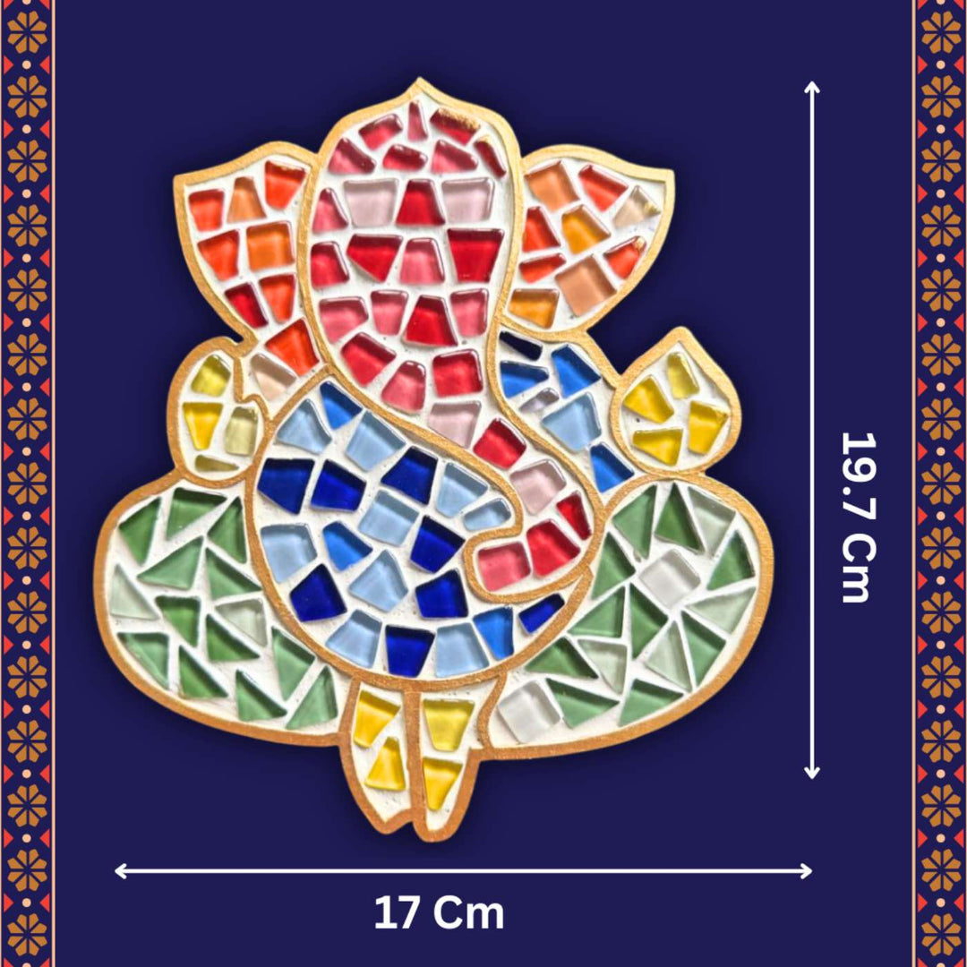 Ganesha Theme Mosaic Art DIY Kit